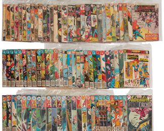 38
A Group Of Silver Bronze Age DC Adventure Comics
Comprising issues #381 (Key, Supergirl stories begin), #385, #386, #387, #388, #389, #390, #391, #395, #397, #400, #401, #402, #403, #404, #405, #406, #407, #408, #409, #410, #411, #412, #413, #414, #415, #416 (1st Black Canary), #417, #418, #419, #420, #421, #422, #423, #424, #453, #454, #455, #456, #457, #441, #442, #443, #444, #445, #446, #449, #450, #451, #452, #460, #461, #464, #467, #468, #469, #470, #471, #472, #474, #479, #481, #483, #484, #485, #485, #486, #487, #425, #426, #427, #428 (first Black Orchid), #429, #430, #431, #432, #433, #434, #435, #436, #437, #438, #439, #440, #459, #462, #463

87 pieces
Estimate: $400 - $600