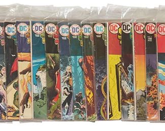 45
A Group Of Bronze Age DC Swamp Thing Comics
Comprising #1 (Cover Art by Bernie Wrightson), #2, #3, #4, #5, #6, #7, #8, #9, #10, #11, #12, #13, #14, #15, #16, #17, #18, #19, #20, #21, #22, #23, #24, and #37 (first John Constantine)

25 pieces
Estimate: $300 - $500