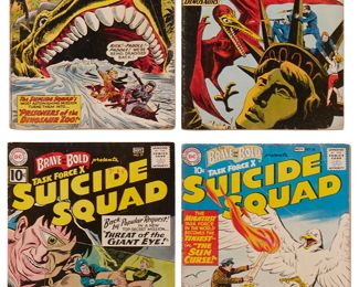 60
A Group Of DC Brave And The Bold Comics
Comprising Suicide Squad #26, #37, #38, and #39

4 pieces
Estimate: $100 - $200