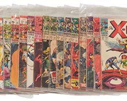 95
A Group Of Silver Age Marvel X-Men Comics
Comprising #17, #24, #26, #28, #29, #32, #34, #39, #41, #43, #49 (Steranko), #50 (Steranko), #51, #55, #58, #68, #69, #70, #71, #72, #74, #88, #93, Special #1, Special #2, Annual #3, Annual #4, Annual #5, Annual #6, Annual #7, and Annual #8

31 pieces
Estimate: $500 - $700