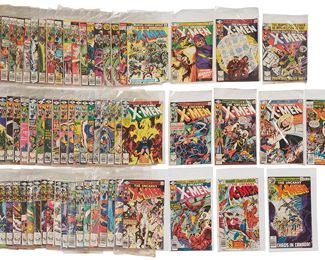 103
A Group Of Silver Bronze Age Marvel X-Men Comics
Comprising #96 (first Moira), #97, #98, #98, #99, #100, #102, #103, #104, #105, #106, #107, #108, #109, #110, #111, #112, #113, #114, #115, #115, #116, #117, #118, #119, #120 (first Alpha Flight), #121 (full app. Alpha Flight), #122, #123, #124, #125, #126, #126, #127, #128, #129 (first Kitty Pryde), #130 (first Dazzler), #131, #132, #133, #134, #135, #136, #137, #138, #139, #140, #141(Days of Future Past), #142 (Rachel Days of Future Past), #143, #144, #145, #146, #147, #148, #149, #150, #151, #152, #153, #154, #155, #156, #157, #158, #159, #160, #161, #162, #163, #164, #165, #166, #167, #168

75 pieces
Estimate: $1,500 - $2,000