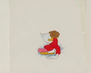 176
A Framed Set Of Walt Disney Animation Studios Animation Cels From "Working For Peanuts," 1953
Donald Duck
Gouache on celluloid
Appears unsigned
Sight: 10.5" H x 29.5" W
Estimate: $300 - $500