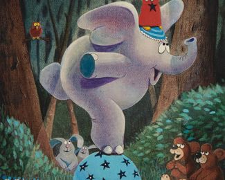 196
Michael Bedard
b. 1949
"Circus"
Oil on canvas
Signed lower right: Bedard
12" H x 9" W
Estimate: $400 - $600