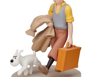 216
2006
A Yamato "Tintin" Figurine Walking With Dog Snowy
Edition 1936 of unspecified size
Stamped to underside: © Herge/Moulinsart
The polychrome resin figurine of Tintin and dog Snowy (Milou), depicted from the album "Tintin en Amerique," or, "Tintin in America," made by Yamato for the "Reporter Tintin" collection, manufactured for Japanese market by Herge/Moulinsart
5.5" H x 3.25" W x 5" D
Estimate: $500 - $700