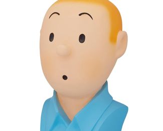 217
2010
A Pixi "Tintin" Bust
Edition: 282/750
Marked to underside with Tintin logo
The polychrome resin bust of Tintin, depicted from the album "Tintin au Pays de L'or Noir," or, "Tintin in the Land of Black Gold," made by Pixi workshops for "The Mythical Images" collection by Herge/Moulinsart
13.75" H x 6.5" W x 7.25" D
Estimate: $500 - $700