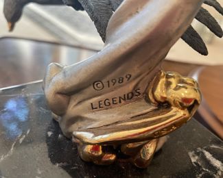 Eagle bronze High Spirit signed by C.A. Pardell