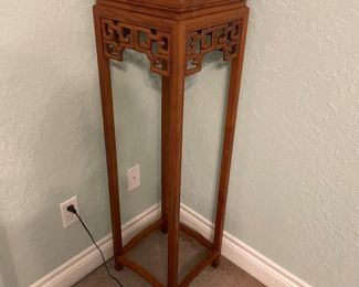 Rosewood plant stand