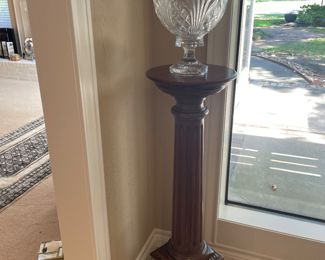 Mahogany plant stand 