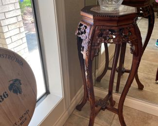 Rosewood Asian plant stands 