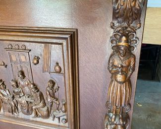 Detail of Carving on Buffet.