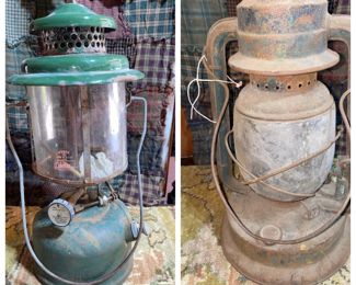 Coleman and a Early lantern