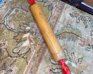 Wooden rolling pin. There are several!!!