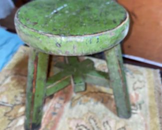 Great painted Milking Stool!!!
