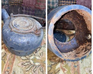 Cast Iron Kettle with no bottom