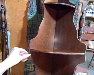 corner knick knack shelf