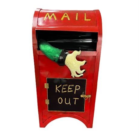 Lot 001-1   27 Bid(s)
Moonlight Manor Halloween Full Size Mailbox