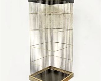 Lot 106   1 Bid(s)
Mid Century Style Bird Cage