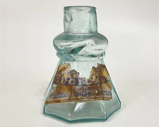Lot 428   1 Bid(s)
19th C Mucilage Ink Bottle Partial Tag Still Intact