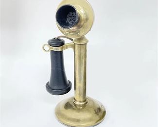 Lot 732   0 Bid(s)
Western Electric 1915 Brass Candlestick Telephone