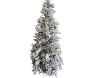 Lot 202   2 Bid(s)
Vintage Silver Foil Christmas Tree