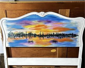 Lot 140   0 Bid(s)
Farmhouse Style Hand-Painted Queen Headboard