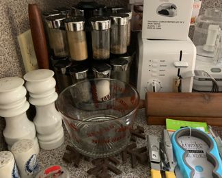 spices, small appliances