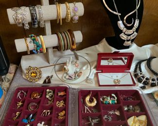bracelets, earrings