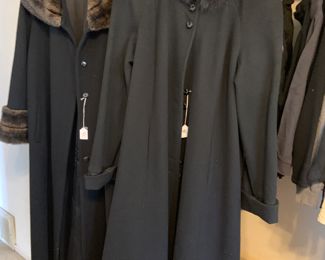 vintage fur trimmed winter coats