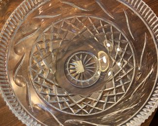 Waterford "Romance of Ireland" crystal bowl