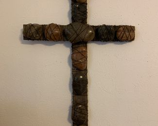 unique stone cross, or maybe- "The Old Rugged Cross"