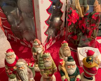 set of European santas