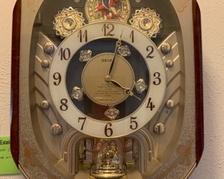 Seiko rhythm clock- can switch to Christmas music too!
