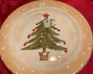 Christmas plates