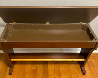 …w/ Storage under the Seat