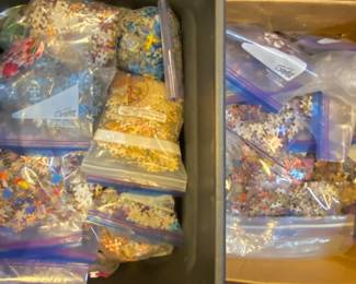 Lots more puzzles…each in a ziplock bag