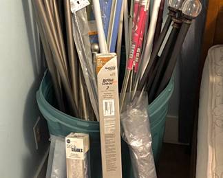Curtain Rods…a barrel of em!