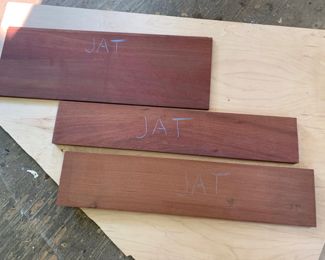 Jatoba (Brazilian Cherry) Wood Trio
