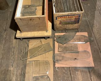 2 Big Boxes Of Leaded Glass Pieces - Cataloged & Organized Collection