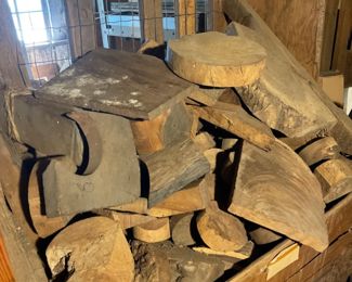 Turned Wood Bowl Project Chunks - Large Variety