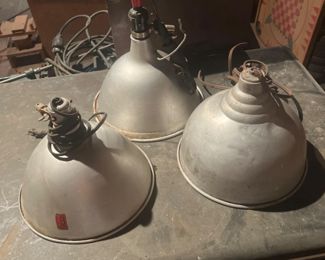 Vintage Globe Industrial Light Fixtures