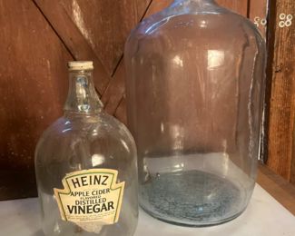 Glass Jugs - Vintage Heinz Vinegar Jug