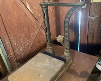 	Antique Fairbanks Cast Iron Country Store Platform Scale