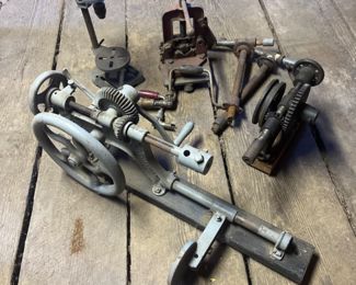 Antique & Vintage Tools - Lancaster Antique Post Drill Press