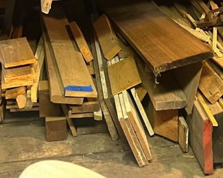 Lumber Lot #4 (Single Shelf) - Tongue & Groove Floorboards