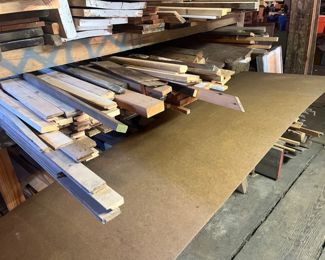 Lumber Lot #3 (Single Shelf) - Live Edge Boards
