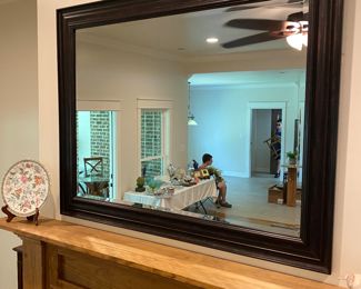 Large Decorator Mirror{47"W x 37"H}