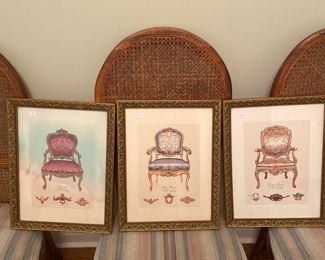 French Chair Framed Art