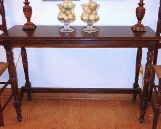 Antique console table w/drawer