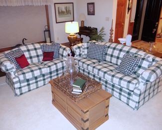 Plunkett Furniture loveseat & sleeper sofa