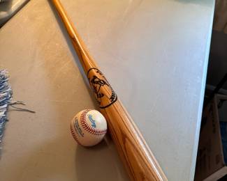 New Rowlings baseball and PC Connection branded bat